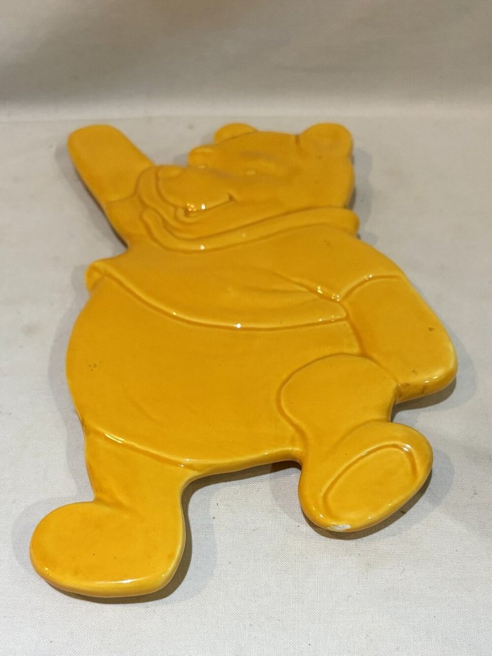 Treasure Craft Disney Winnie the Pooh Ceramic Pottery Trivet Hot Plate AS IS